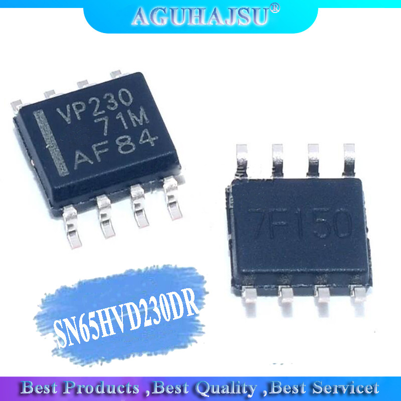 HT-10PCS SN65HVD230DR SOP 8 SN65HVD230 SOP8 VP230 SOP ใหม่เดิม