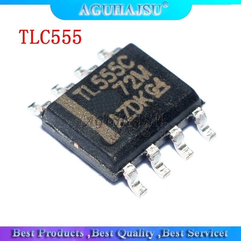 HT-10 ชิ้น/ล็อต TLC555 TL555I TL5551 TLC555IDR SOP8 patch ใหม่เดิม