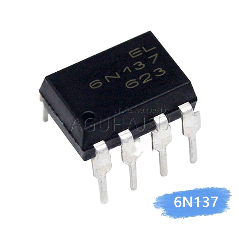 10PCS 6N137 DIP8 6N137 DIP DIP 8 IC ใหม่และต้นฉบับ