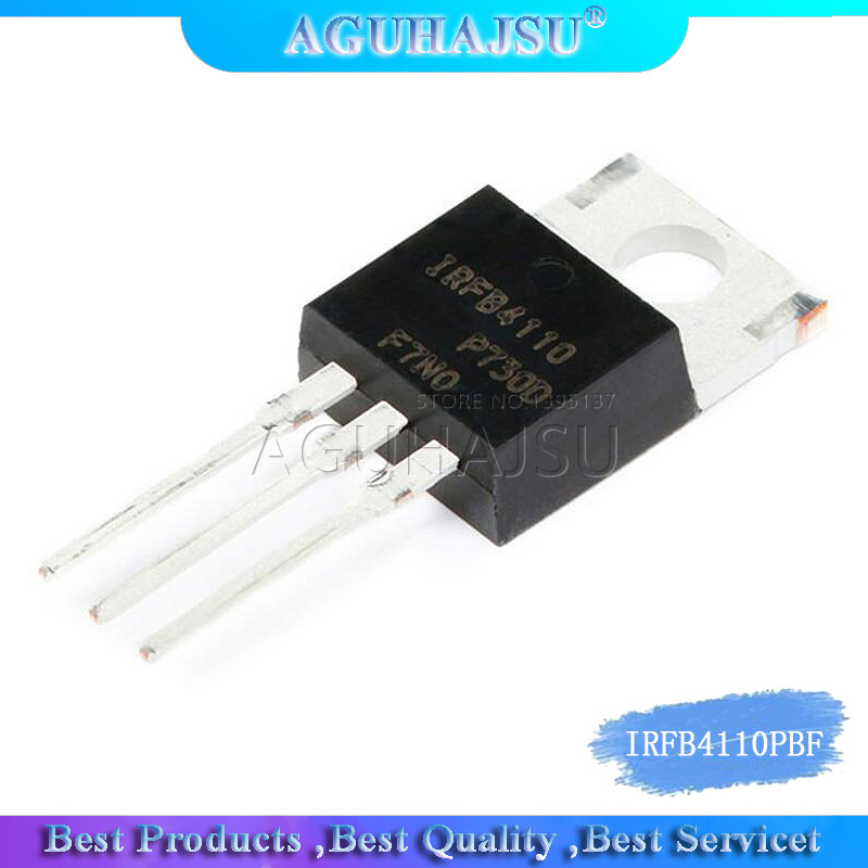 10PCS IRFB4110PBF TO220 IRFB4110 B4110 ถึง 220 ทรานซิสเตอร์ MOS FET ใหม่