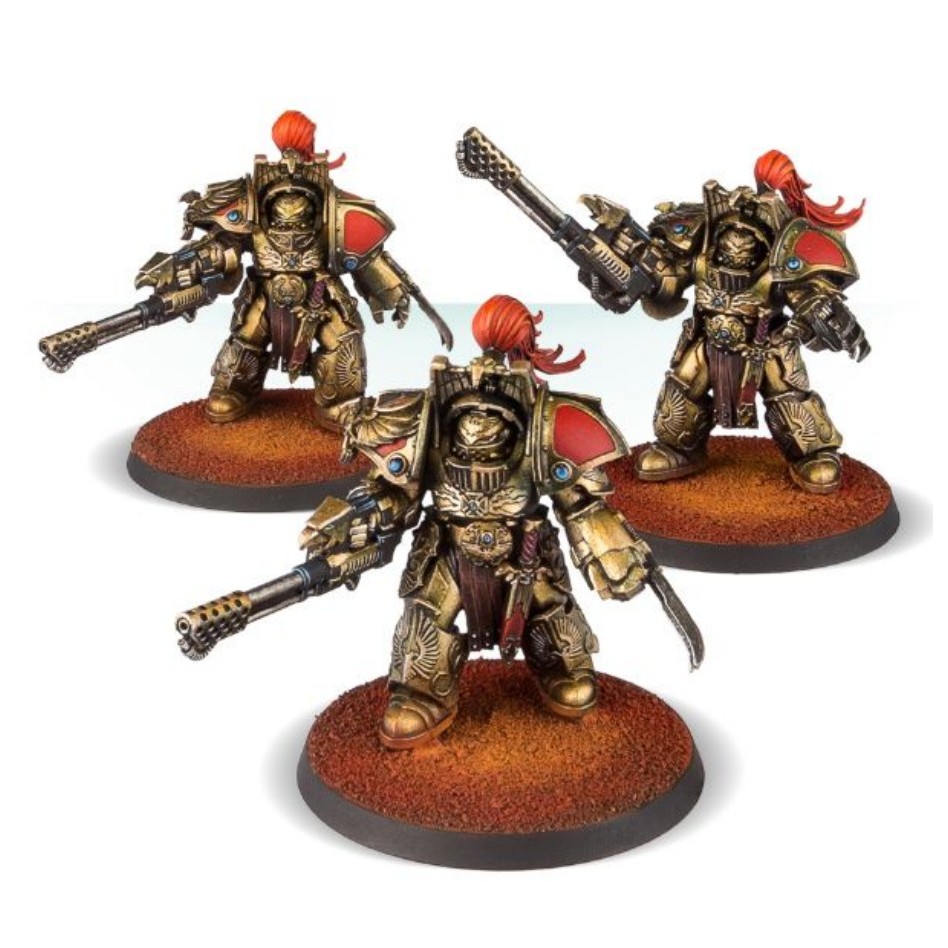 AC-05 Adeptus Custodes - Aquilon Terminators พร้อม Infernus Firepikes
