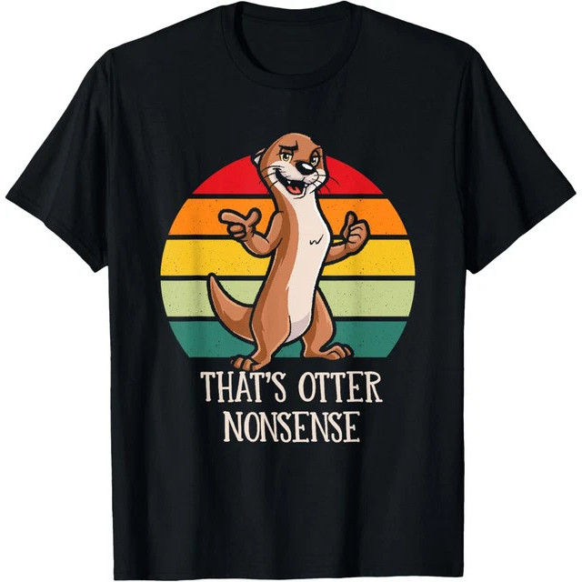 ThatS Otter Nonsense ตลก Otter คนรักอารมณ์ขัน Sea Otter เสื้อยืดลําลอง