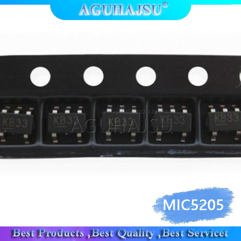 10PCS MIC5205 5.0YM5 SOT23 5 MIC5205 5.0 SOT MIC5205 5V KB50 SMD