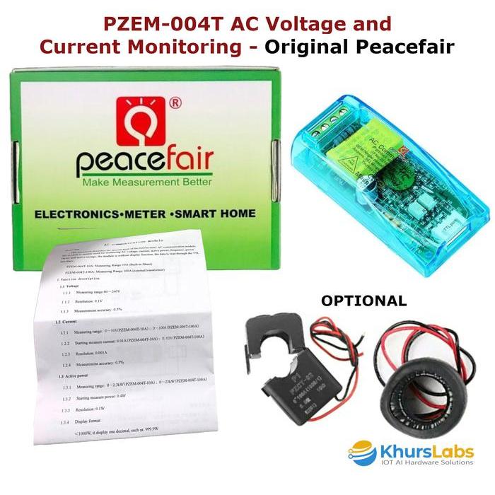 Pzem-004T V3.0 พร้อม Ct/เปิด Ct Ac แรงดันไฟฟ้าปัจจุบันพลังงานความถี่ Power Factor