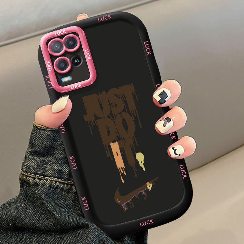 เคสสำหรับ OPPO A54 4G เคสโทรศัพท์แฟชั่นซิลิโคนกันกระแทก