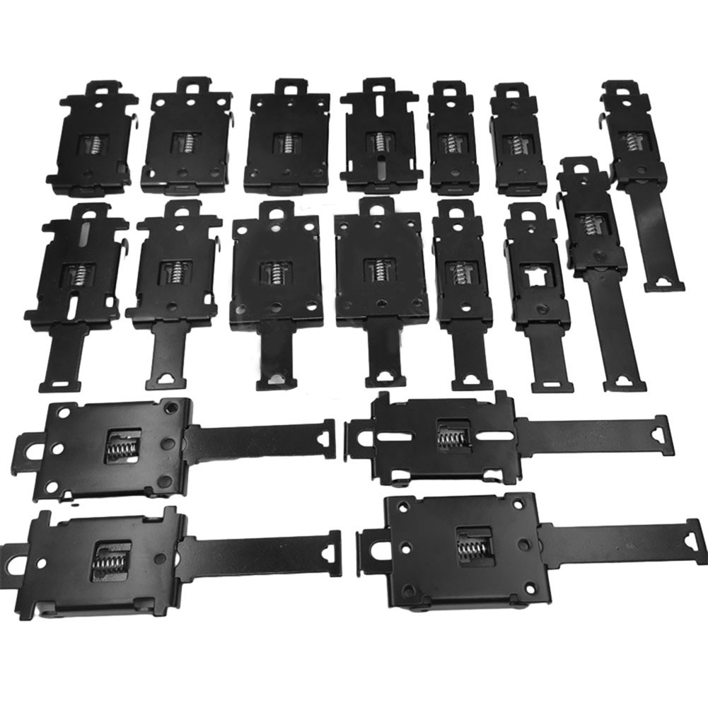WIK HOT DIN 35 มม.Solid State Relay Mounting Bracket คงที่สวิตช์ไฟท่องเที่ยว Rail Buckle