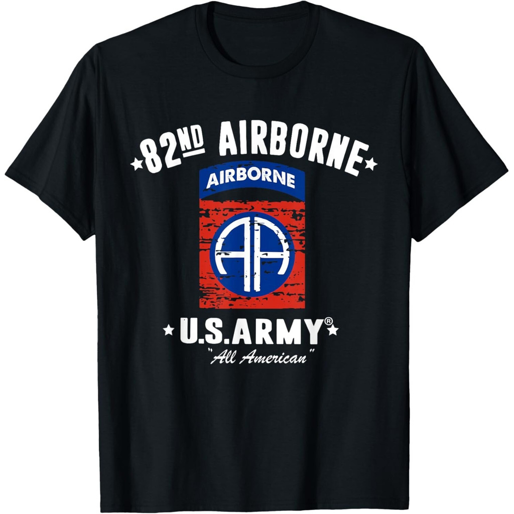 82Nd Airborne Us Army Men เสื้อยืด