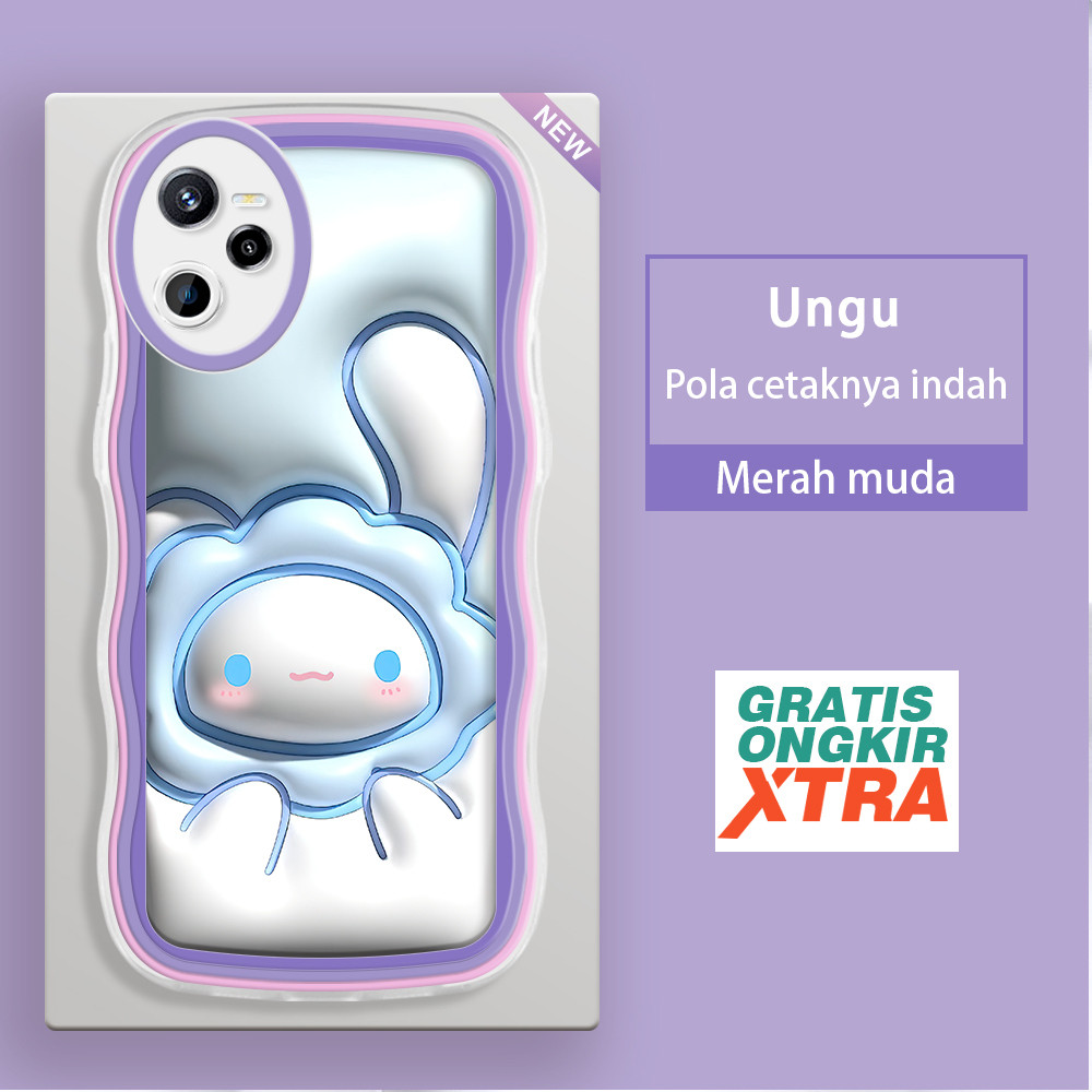 Jasouwe Realme 2 Pro Narzo 20 30 30A 20A 50 Pro 50i 50A Prime Q5 ล่าสุดน่ารัก 3Dอบเชยม้วนHPปลอกSofts