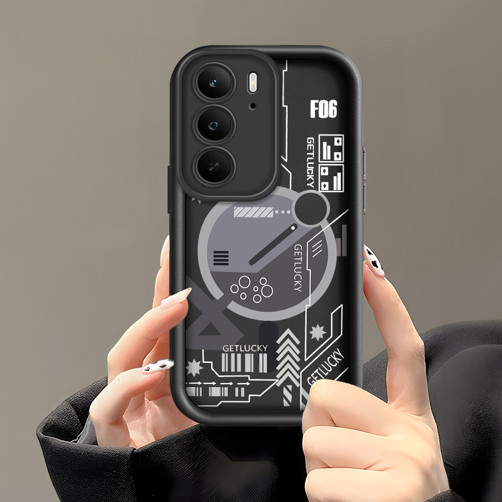 ปลอก Hp สําหรับ Realme C75 เคส Kesing ปกป้องโทรศัพท์ TY DLJ C8-5127 ดอกไม้