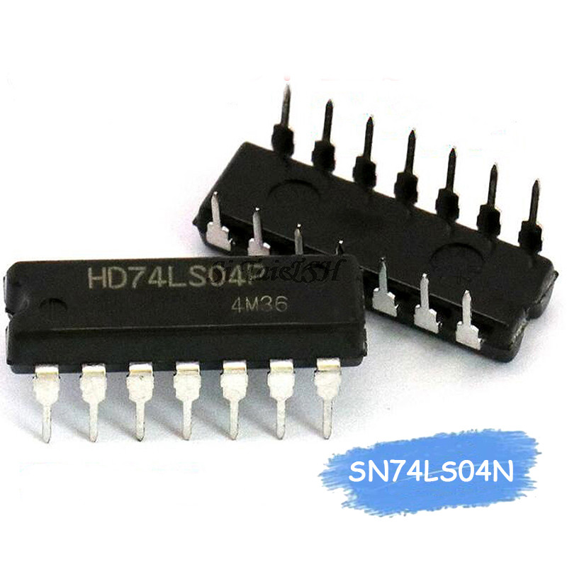 HT-10PCS SN74LS04N SN74LS04 DIP14 DIP 74LS04N 74LS04 ใหม่เดิม
