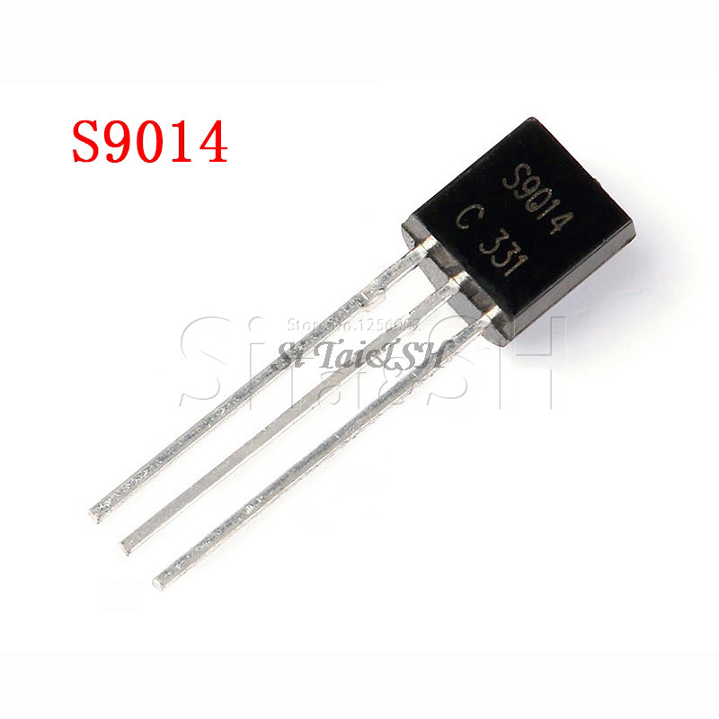 100PCS S9014 ถึง 92 9014 TO92 ทรานซิสเตอร์ไตรโอดใหม่