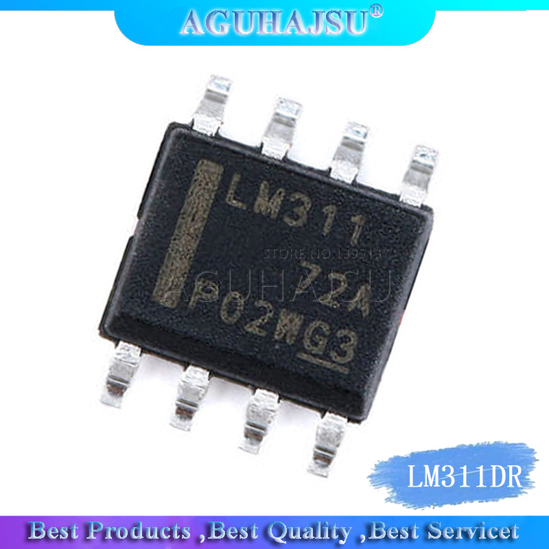 10PCS LM311DR SOP8 LM311 SOP 8 SMD 311DR เครื่องขยายเสียงปฏิบัติการ LM311D SOP