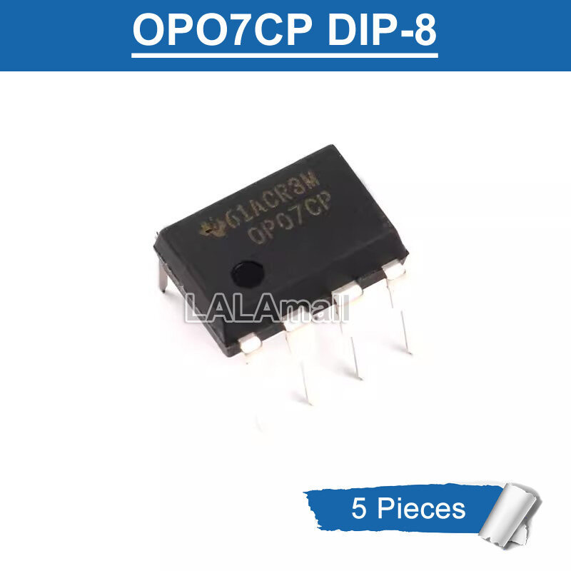 5pcs Original OP07CP DIP-8 OPO7CP 0P07CP DIP8 Dual Operational เครื่องขยายเสียงชิป IC ใหม่