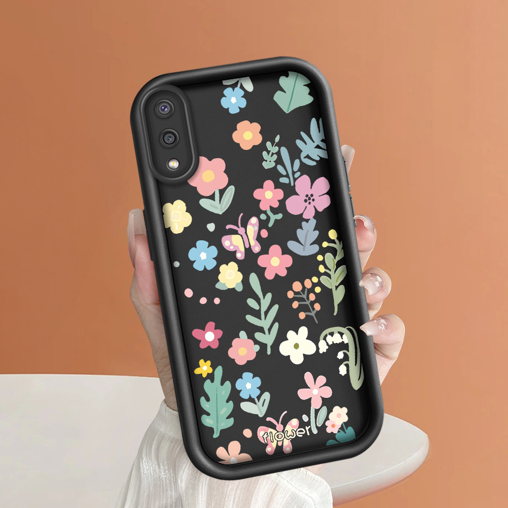 HP เข้ากันได้กับ Samsung Galaxy A02 M02 เคสปกป้องโทรศัพท์ TY DLJ C-2830 ดอกไม้