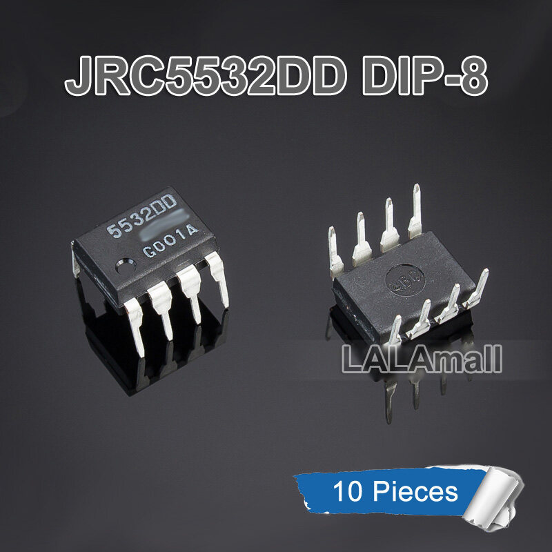 10pcs JRC5532D JRC5532DD DIP-8 5532D 5532DD DIP8 JRC5532 NJM5532D NJM5532DD DIP ความแม่นยําสูง Dual 