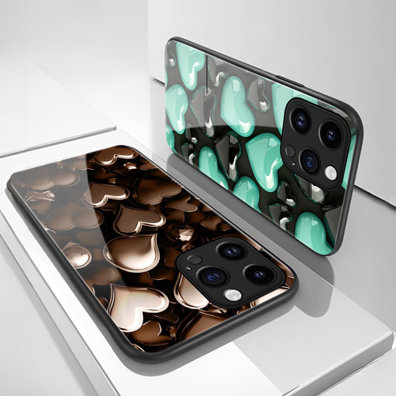 เคสสำหรับ VIVO V40 5G V40 Pro 5G เคสโทรศัพท์แก้วลายความรักส่วนตัว - รูปที่ 6