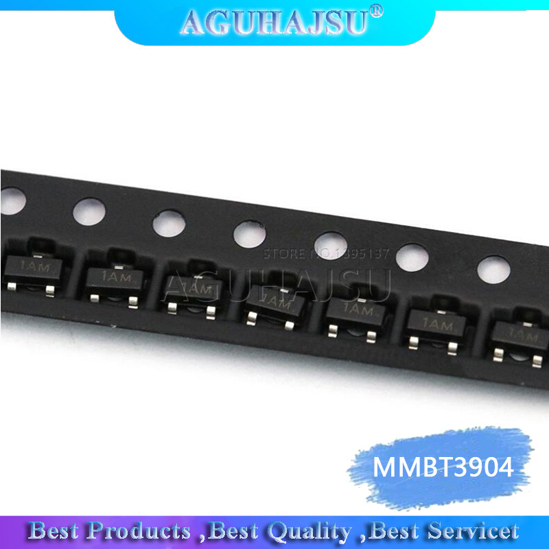 100PCS MMBT3904 SOT23 3904 SOT 2N3904 SMD SOT 23 1AM ทรานซิสเตอร์ใหม่