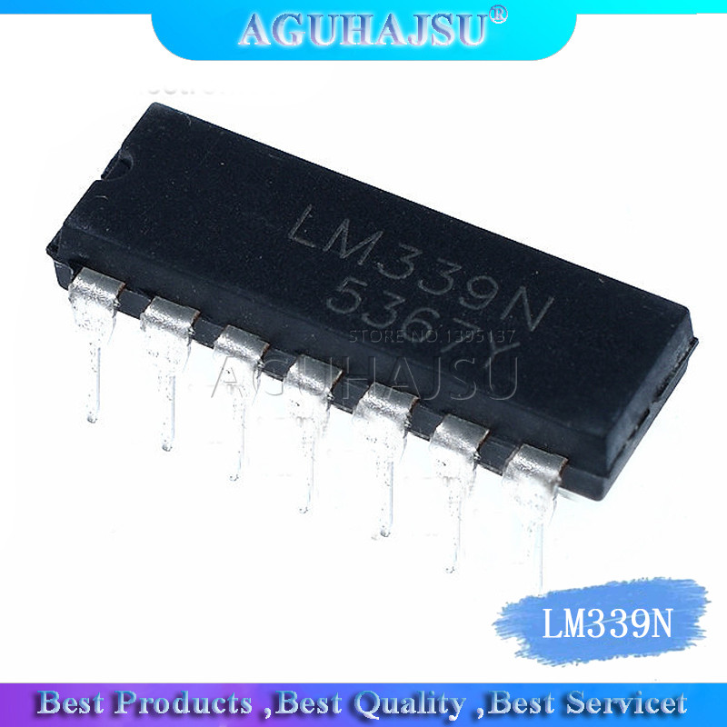 10PCS LM339N DIP14 LM339 DIP 339N DIP 14 Quad Single Supply Comparators ใหม่และต้นฉบับ IC