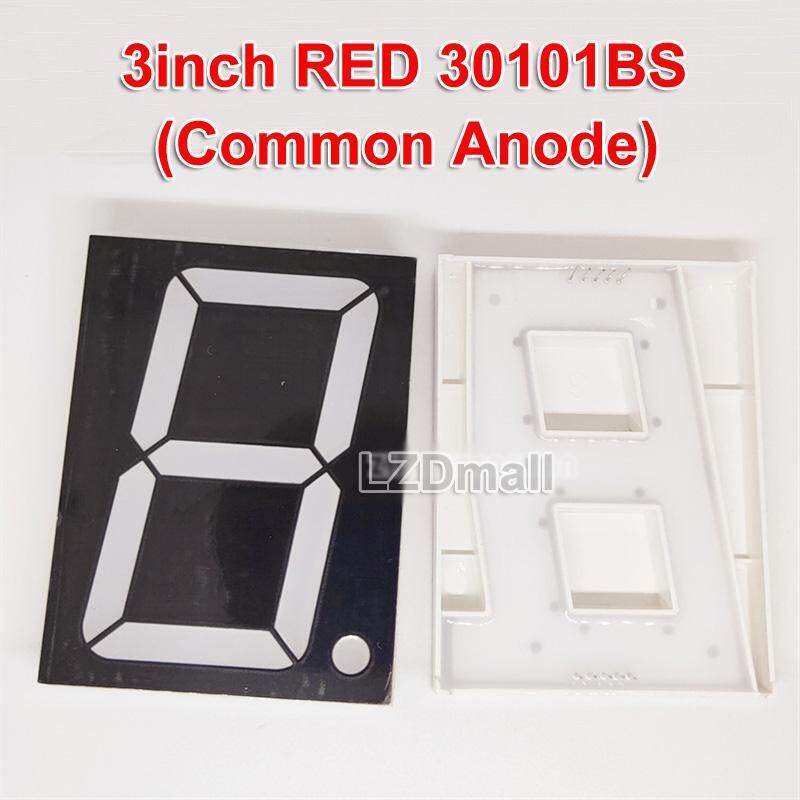 2 ชิ้น/ล็อต DIP Digital Tube 3 นิ้ว RED 7 Segment 3 3 นิ้วจอแสดงผล LED Nixie Tube 1Bit โลหะพลาสติก (