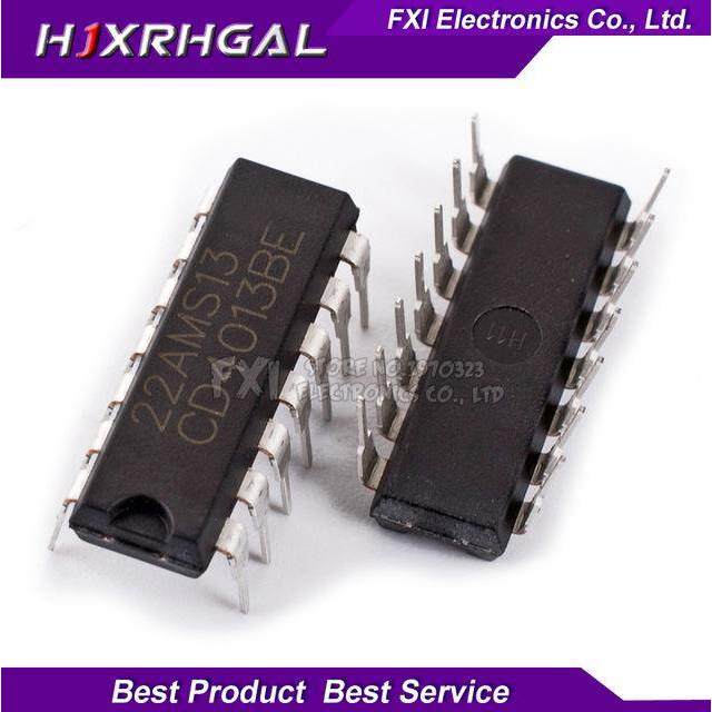 10PCS CD4013BE CD4013 DIP14 DIP ใหม่เดิม