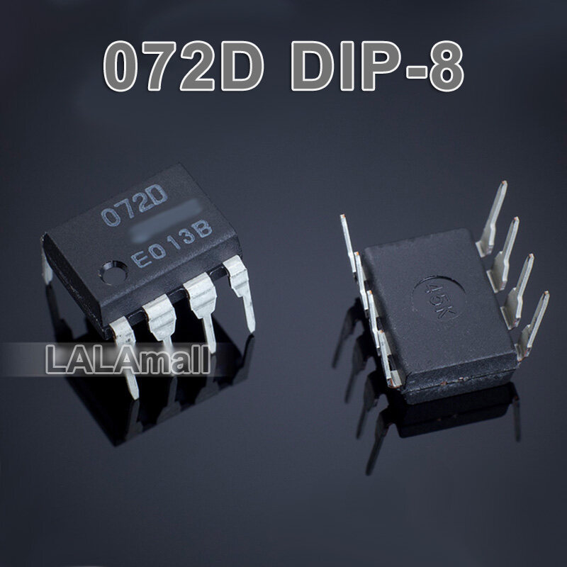 5pcs 072D DIP-8 JRC072D DIP8 NJM072D DIP JFET อินพุตเสียง Dual Operational เครื่องขยายเสียงชิป IC ให