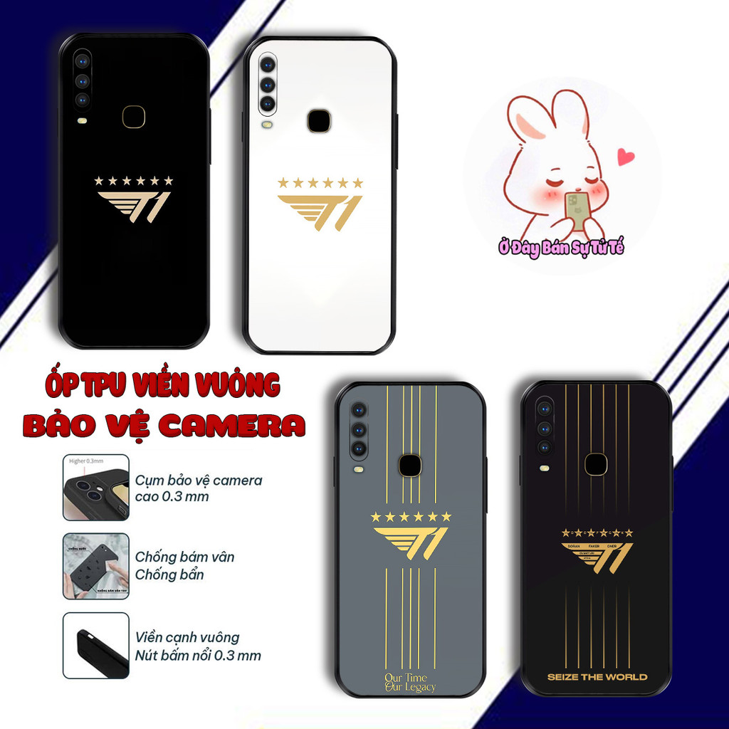 เคส Vivo Y11 Y12 Y15 Y17 Y19 U3 U10 V11 V11i V11 Pro พร้อมโลโก้ T1 faker lol ทีม