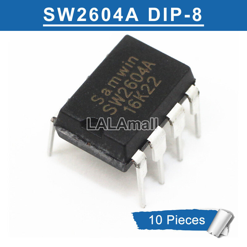 10pcs SW2604 DIP8 SW2604A DIP-8 2604A DIP สําหรับอะแดปเตอร์จ่ายไฟใหม่เดิม