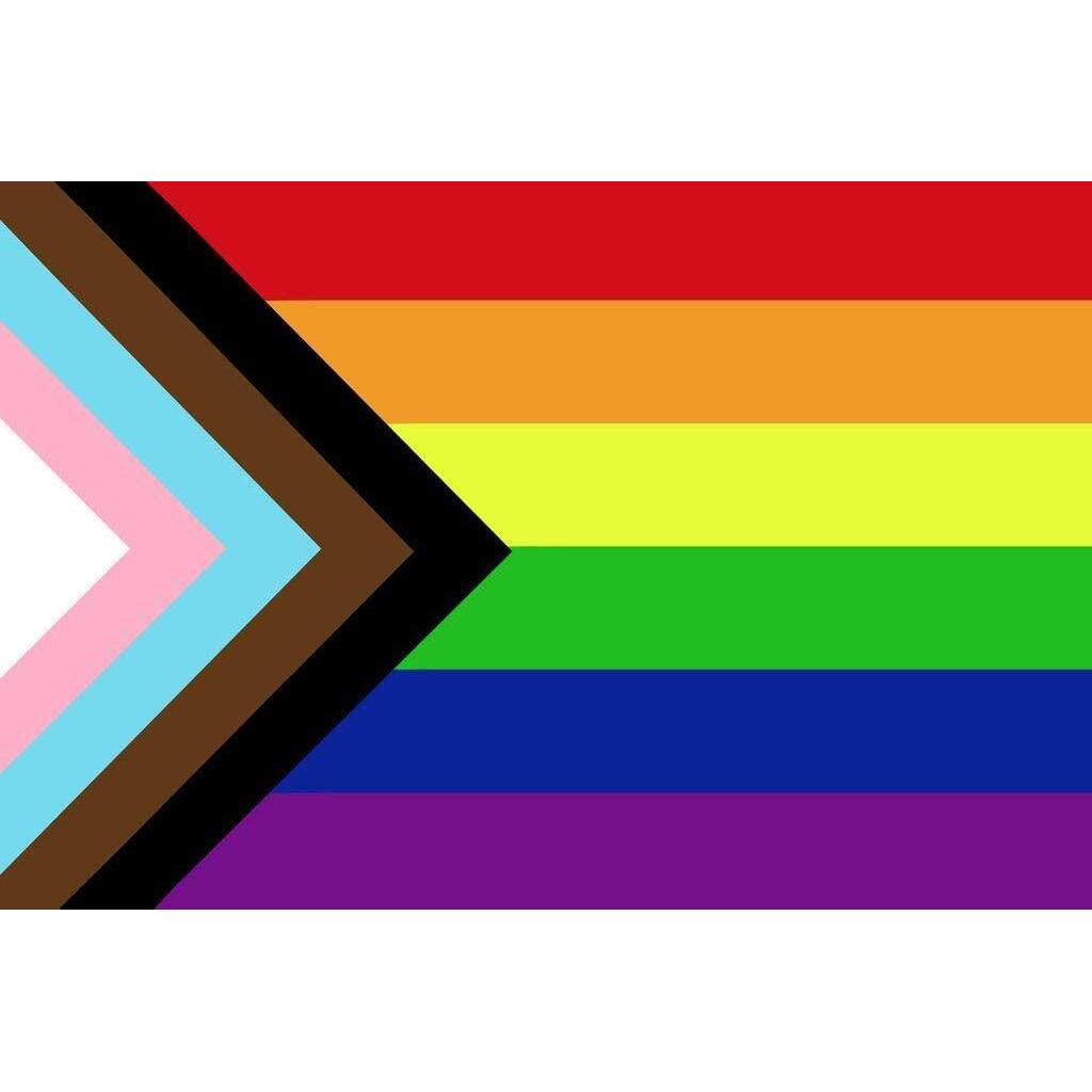 Pride Flag สีดําสีน้ําตาล LGBTQIA Pride Rainbow Flag Black Lives Matter BLM Trans Pride Cubicle Lock