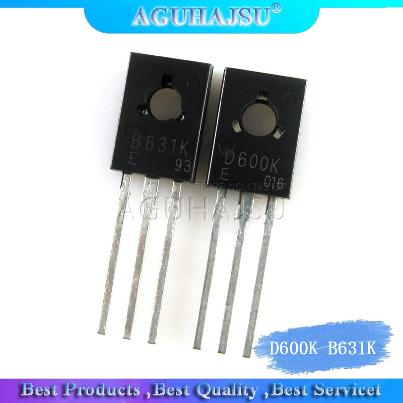 2 ชิ้น/ล็อต 2SD600K D600K 2SB631K B631K เดิมแท้ถึง 128 1 ชิ้น D600K + 1 ชิ้น B631K