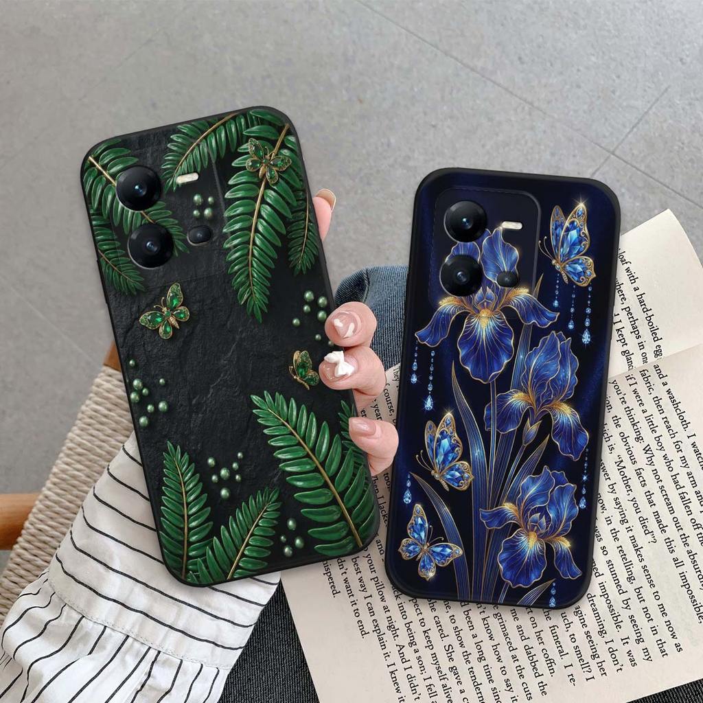 เคส Vivo V25 / V25E / V25 Pro หรูหรา แวววาว พิมพ์ลายความงาม