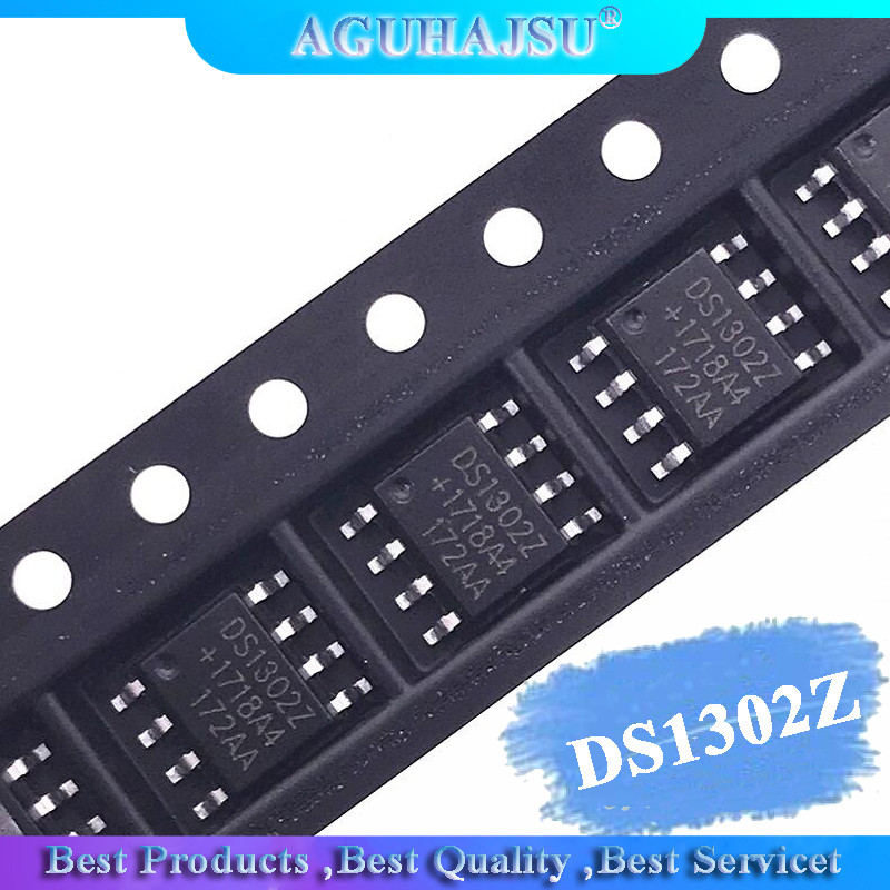 HT-10 ชิ้น/ล็อตใหม่ DS1302 DS1302Z DS1302ZN SOP8 Trickle ชาร์จชิปเวลา