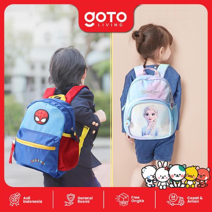 Fguh- Goto Unito X Disney Marvel กระเป๋านักเรียนกระเป๋าเป้สะพายหลังสําหรับเด็กอนุบาลและประถมศึกษา