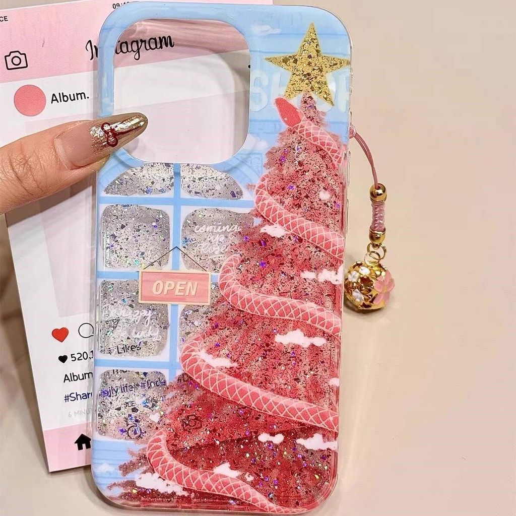 Glitter Star Christmas Tree Case Oppo Reno 15 Pro MAX 15F Reno 15 Pro A6 Reno 15 5G A6x A5 2025 A5I 