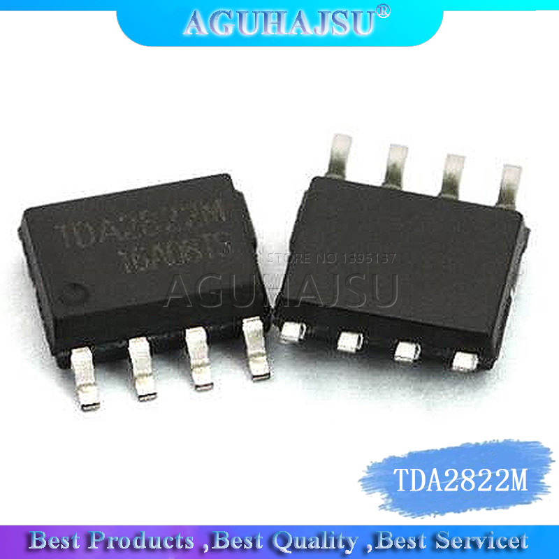 10PCS TDA2822M SOP8 TDA2822 SOP SMD IC ใหม่และต้นฉบับ