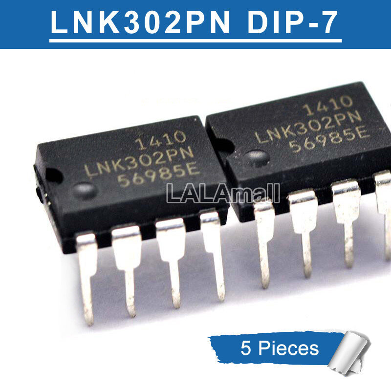 5 ชิ้น LNK302PN DIP-7 LNK302P DIP7 LNK302 302PN DIP Power Management IC