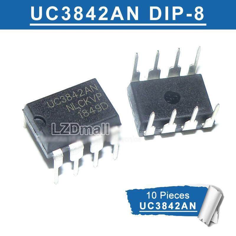 10pcs UC3842AN DIP-8 UC3842 UC3842BN DIP 3842AN DIP8 UC3842A UC3842B UC3842 ใหม่เดิม