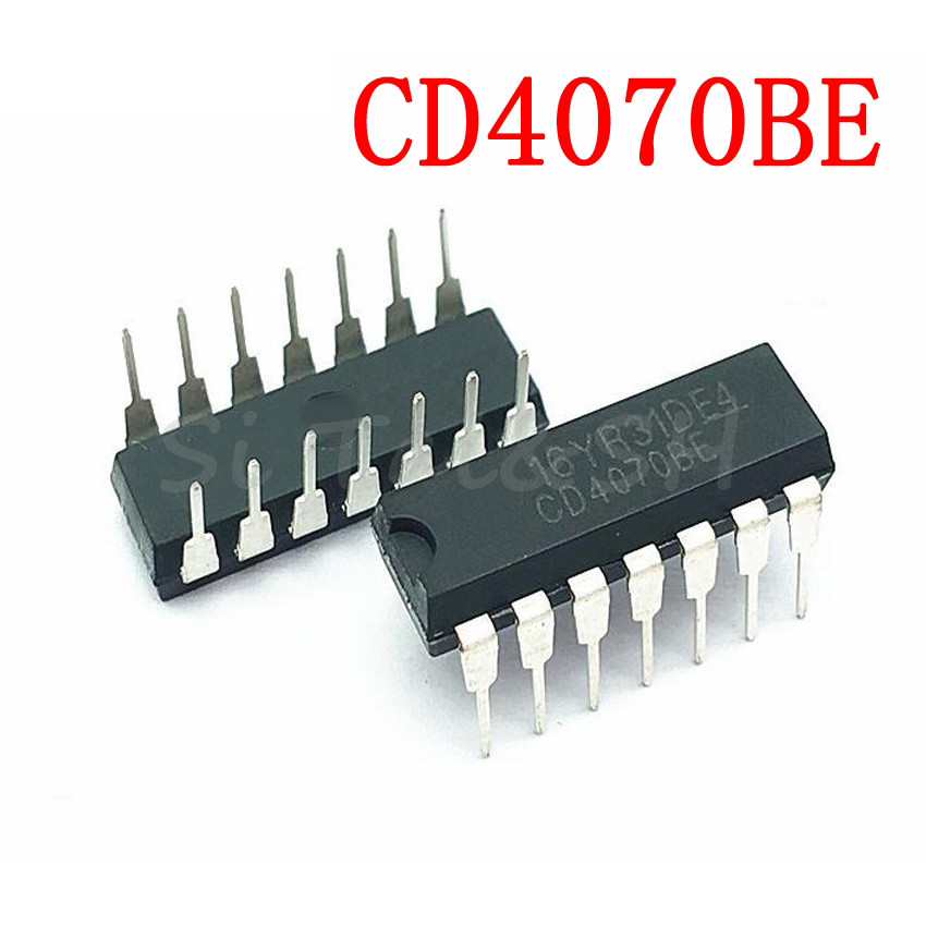 10PCS CD4070BE DIP14 CD4070 DIP 4070BE DIP 14 IC ใหม่และต้นฉบับ