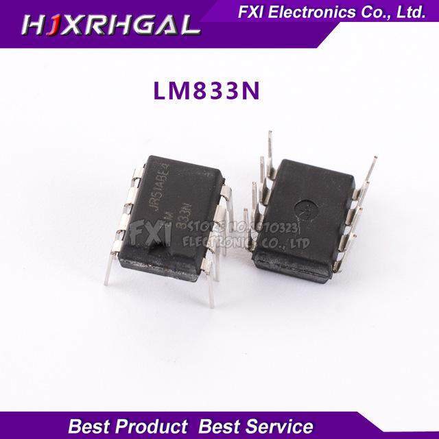 10PCS LM833N LM833 DIP8 DIP ใหม่ต้นฉบับ