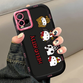 เคสสำหรับ VIVO Y21 Y21s Y21t Y21a Y21G Y33s Y33t เคสโทรศัพท์แมวซิลิโคนกันกระแทก