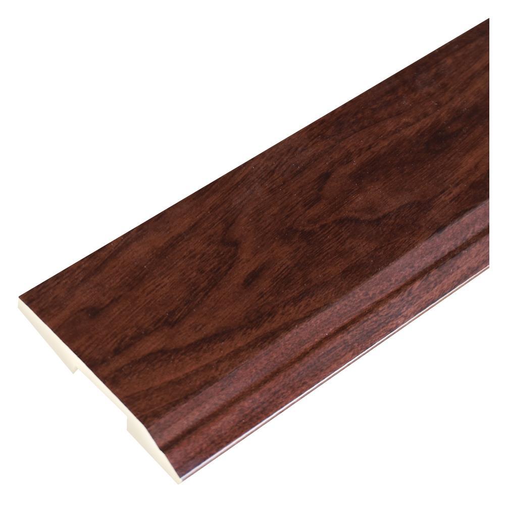 CROBERN บัวพื้น PS JC879-937G 9.5X300X1.2 ซม. สี BROWN WOOD จัดส่งโดย HomePro