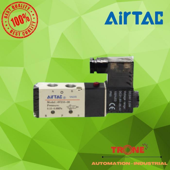 โซลินอยด์วาล์ว Airtac 4V210-08 Vdc 24