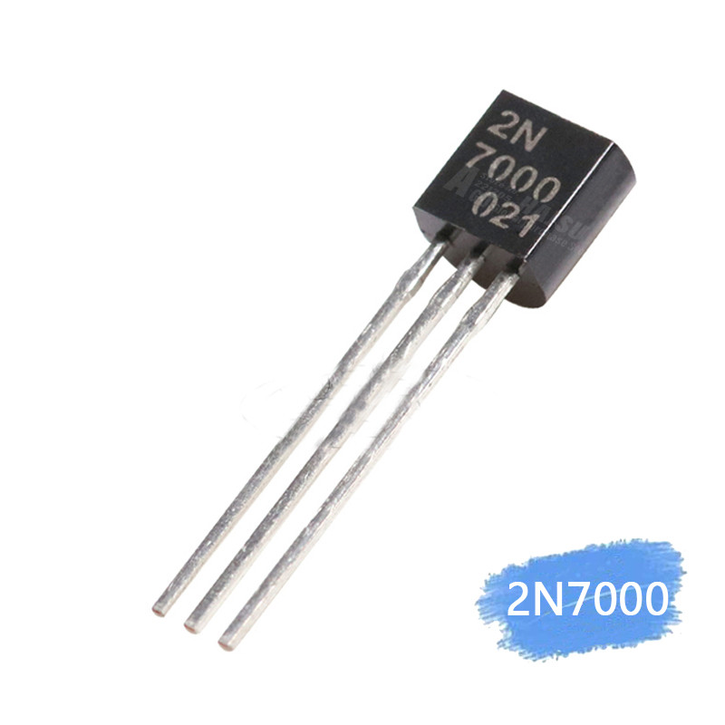HT-20 ชิ้น/ล็อต 2N7000 TO92 สัญญาณขนาดเล็ก MOSFET 200 mAmps, 60 โวลต์ N ช่องถึง 92 ใหม่