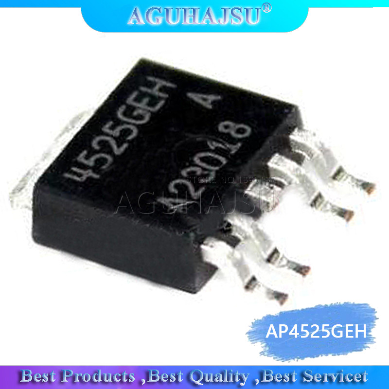 10PCS AP4525GEH TO252 5 AP4525 TO252 4525GEH ถึง 252 SMD