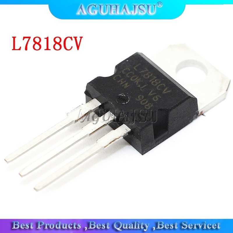 HT-10PCS L7818CV L7818 ถึง 220 TO220 7818 LM7818 MC7818 molewei strobiliv แรงดันไฟฟ้าหลอดใหม่เดิม