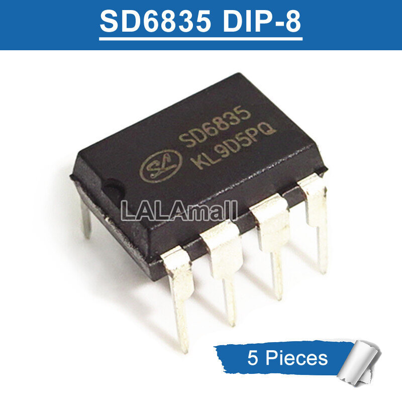 5pcs SD6835 DIP-8 SD 6835 DIP8 DIP Power Management ชิป IC ใหม่เดิม