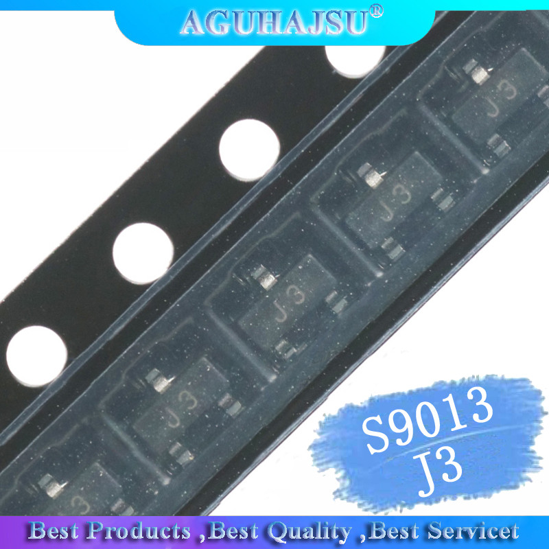 100PCS S9013 J3 SOT23 9013 Sot 23 SMD ทรานซิสเตอร์ NPN 0.5A 40V SMD ทรานซิสเตอร์ไฟฟ้าใหม่เดิม