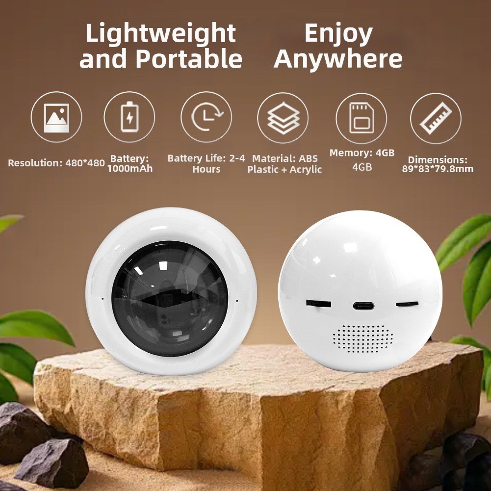 [Q-SMARTCHOICE] ส่วนบุคคล 8CM สําหรับคริสตัลบอลวิดีโอ LED - เหมาะสําหรับ Memorable Moments