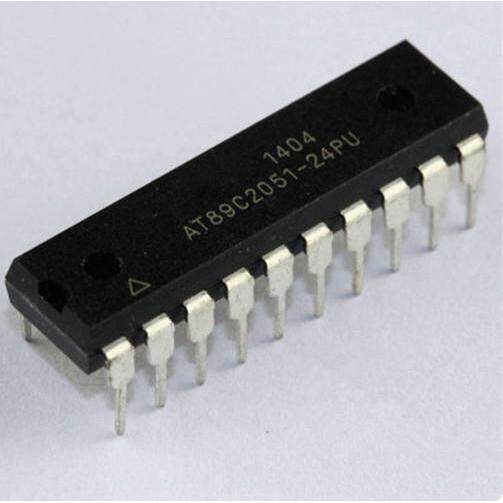 2pcs AT89C2051-24PU DIP20 AT89C2051-24 DIP AT89C2051 DIP-20 ใหม่ IC