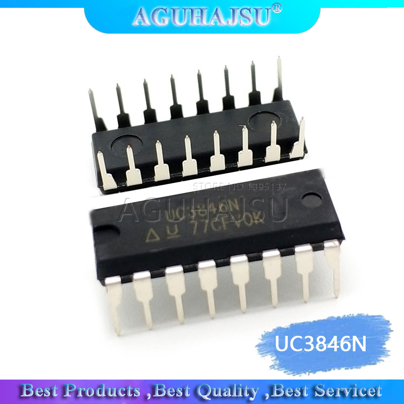 5PCS UC3846N DIP16 UC3846 DIP 3846 DIP 16 IC ใหม่และต้นฉบับ