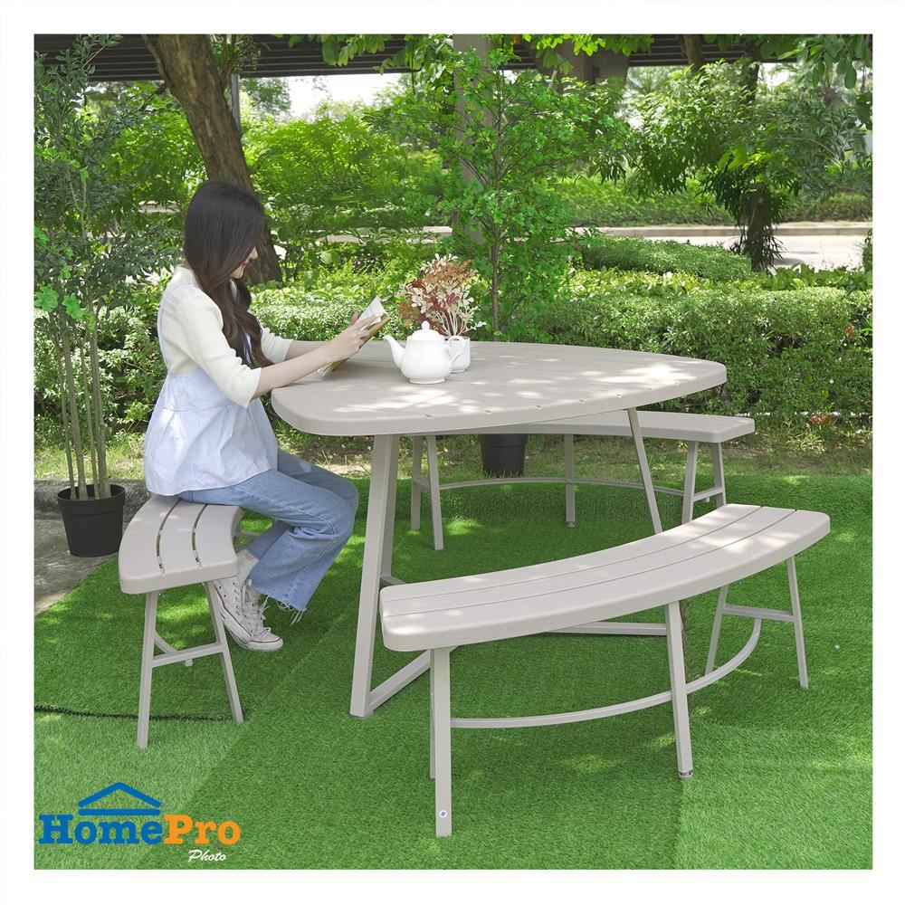 SPRING ชุดสนาม 6 ที่นั่ง PICNIC สีเบจ จัดส่งโดย HomePro - รูปที่ 5